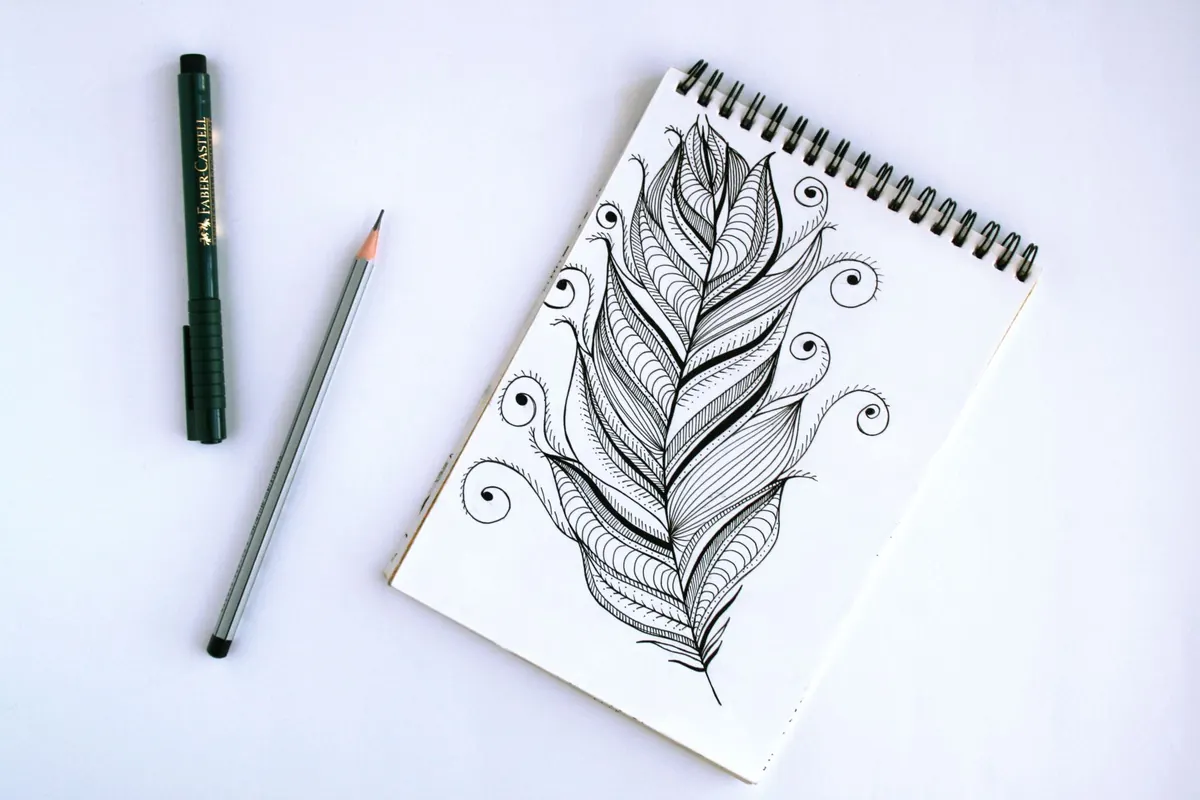 How to draw a seamless repeating motif by hand